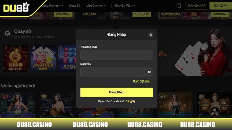 Hướng Dẫn Newbie Cách Đăng Nhập DU88 Nhanh Chóng Có thể hoàn tất yêu cầu đăng nhập DU88 nhanh chóng